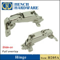 Iron material cabinet hinge 170 adjustable clip on plate